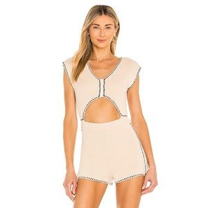 LOVERS + FRIENDS Anina Knit Romper - Neutral